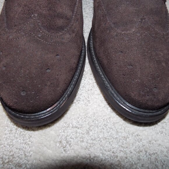 SUITSUPPLY Men Formal Shoes Brown Suede Low-Top Laced Suede Formal main image 14